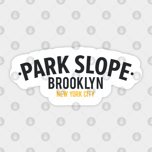 Park Slope Brooklyn NYC Neighborhood Graphic Design Sticker by Boogosh